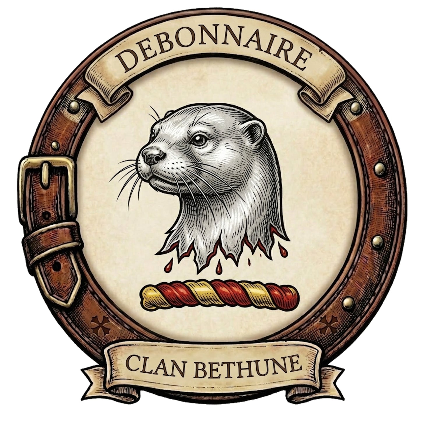 Clan Bethune Crest digital download: Includes Color PNG, B&W PNG, and SVG vector files