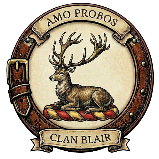 Clan Blair Crest digital download: Includes Color PNG, B&W PNG, and SVG vector files