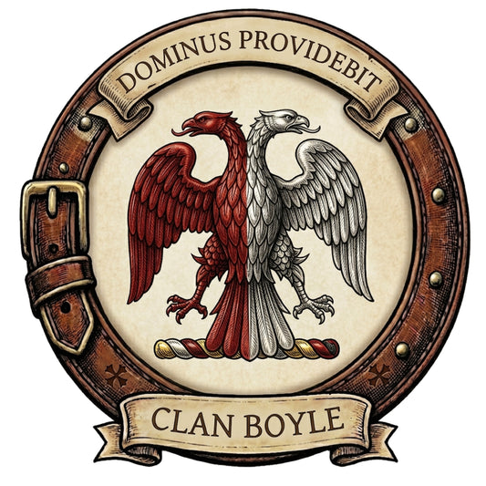 Clan Boyle Crest digital download: Includes Color PNG, B&W PNG, and SVG vector files