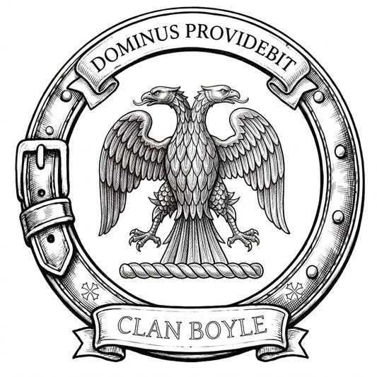 Clan Boyle Crest digital download: Includes Color PNG, B&W PNG, and SVG vector files