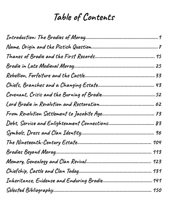 The Complete History of Clan Brodie – Digital Edition
