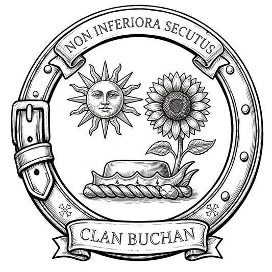 Clan Buchan Crest digital download: Includes Color PNG, B&W PNG, and SVG vector files