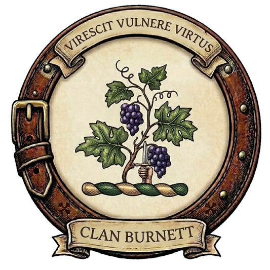 Clan Burnett Crest digital download: Includes Color PNG, B&W PNG, and SVG vector files