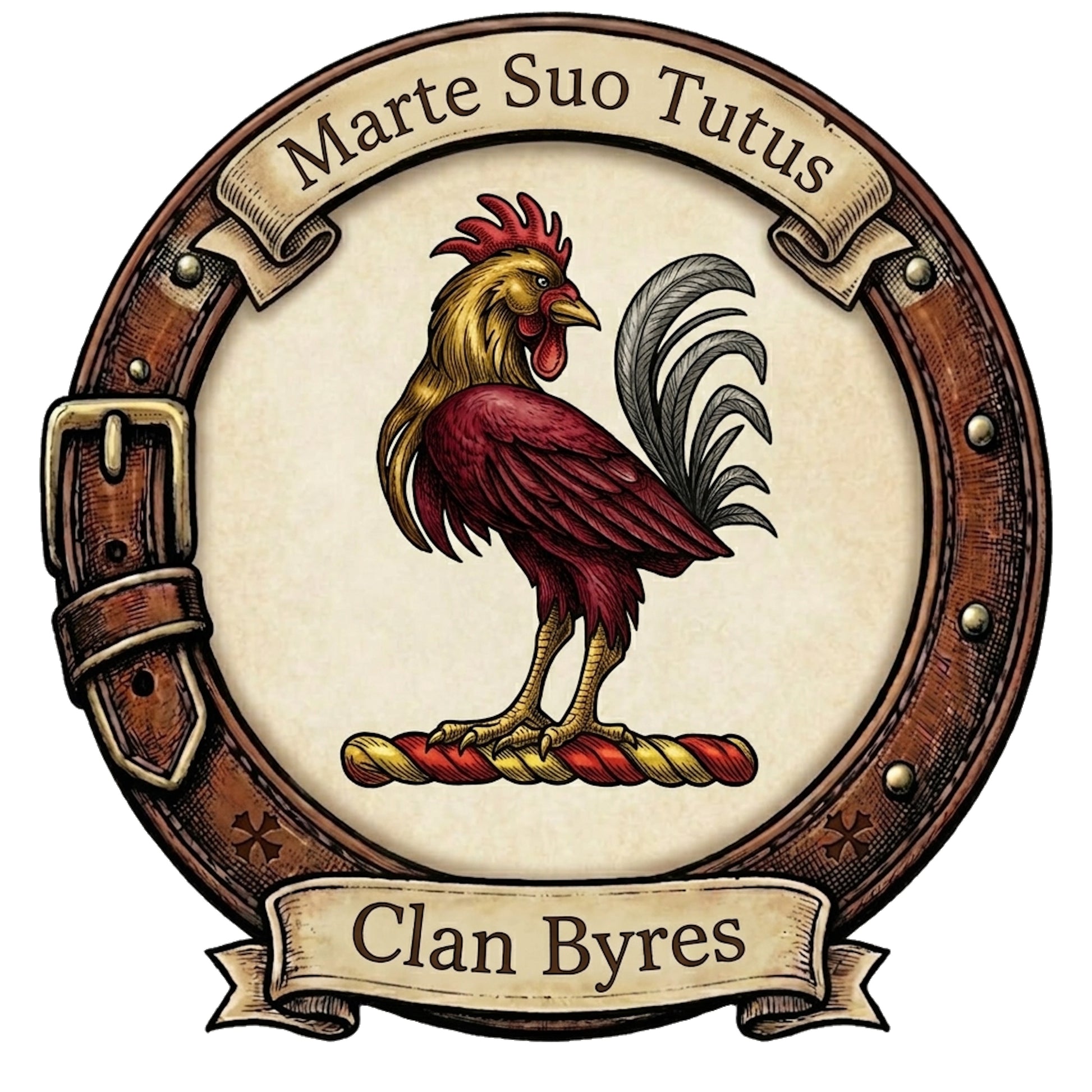 Clan Byres Crest digital download: Includes Color PNG, B&W PNG, and SVG vector files