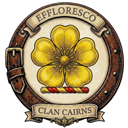 Clan Cairns Crest digital download: Includes Color PNG, B&W PNG, and SVG vector files