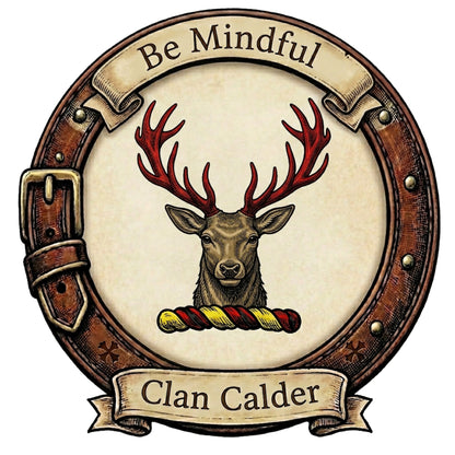 Clan Calder Crest digital download: Includes Color PNG, B&W PNG, and SVG vector files