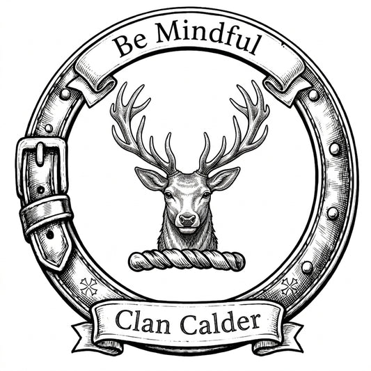 Clan Calder Crest digital download: Includes Color PNG, B&W PNG, and SVG vector files