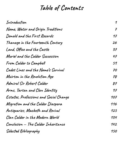 The Complete History of Clan Calder - Digital Edition