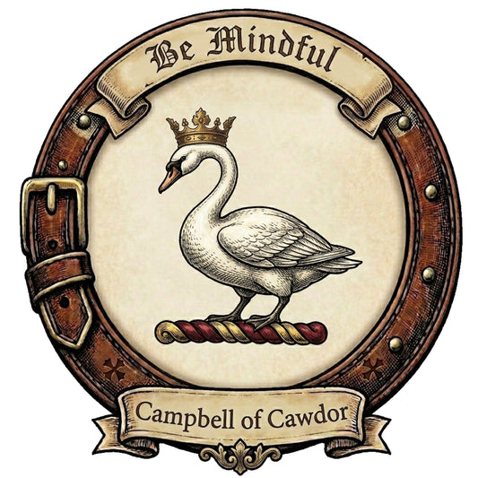 Campbell of Cawdor Crest digital download: Includes Color PNG, B&W PNG, and SVG vector files