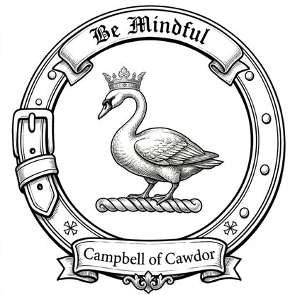 Campbell of Cawdor Crest digital download: Includes Color PNG, B&W PNG, and SVG vector files
