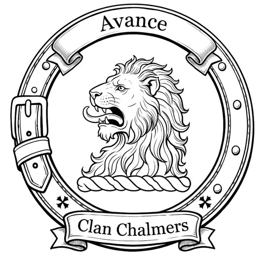 Clan Chalmers Crest digital download: Includes Color PNG, B&W PNG, and SVG vector files