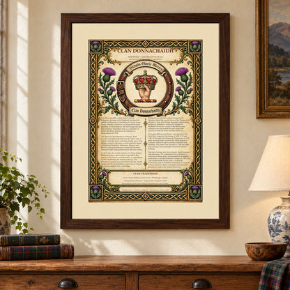 Clan Donnachaidh Poster - Digital Edition