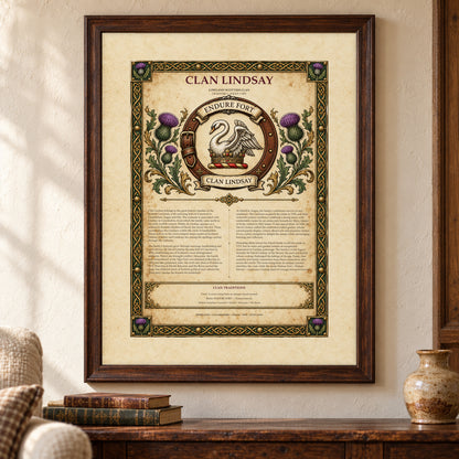 Clan Lindsay Poster - Digital Download