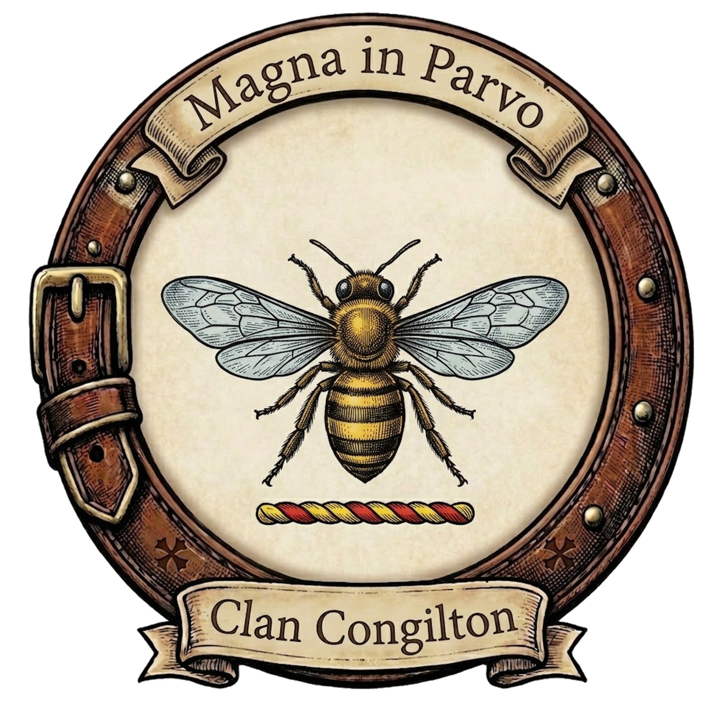 Clan Congilton Crest digital download: Includes Color PNG, B&W PNG, and SVG vector files