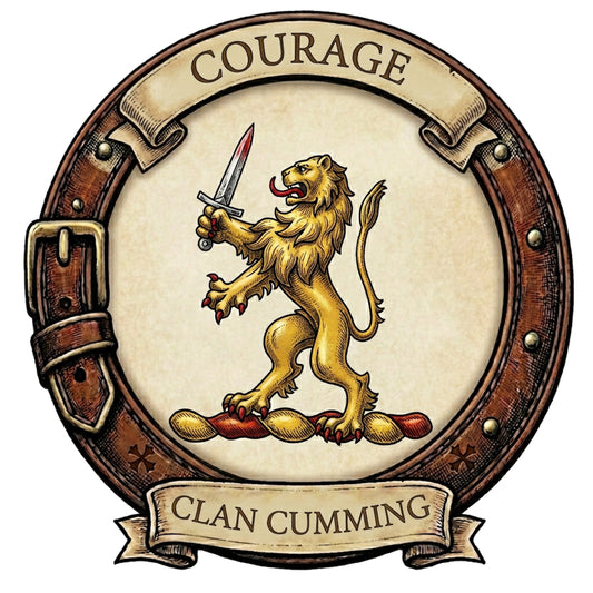 Clan Cumming Crest digital download: Includes Color PNG, B&W PNG, and SVG vector files