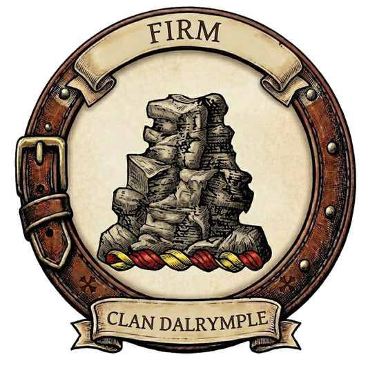 Clan Dalrymple Crest digital download: Includes Color PNG, B&W PNG, and SVG vector files