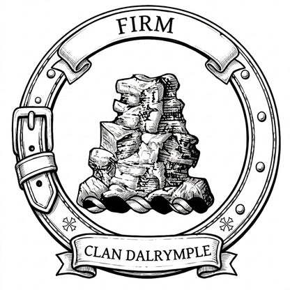 Clan Dalrymple Crest digital download: Includes Color PNG, B&W PNG, and SVG vector files