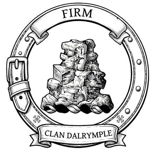 Clan Dalrymple Crest digital download: Includes Color PNG, B&W PNG, and SVG vector files