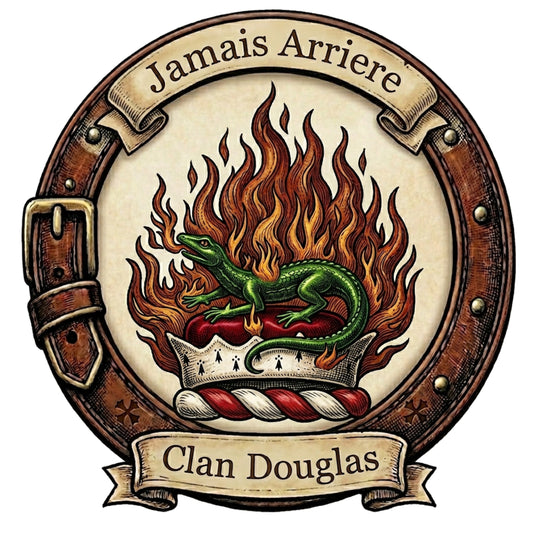 Clan Douglas Crest digital download: Includes Color PNG, B&W PNG, and SVG vector files