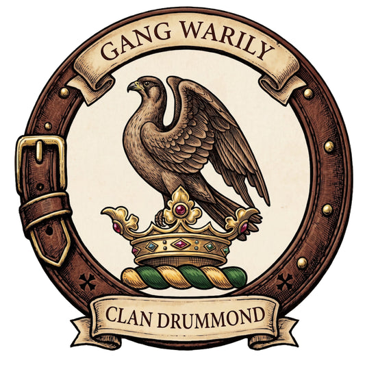 Clan Drummond Crest digital download: Includes Color PNG, B&W PNG, and SVG vector files