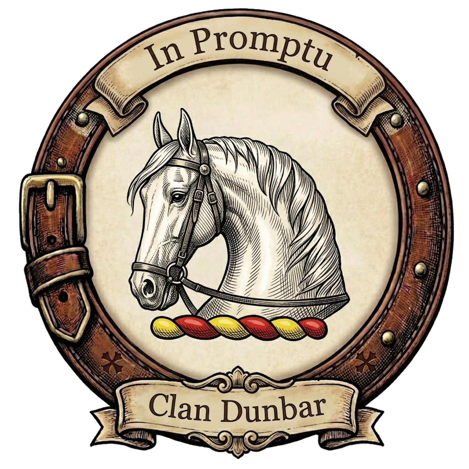 Clan Dunbar Crest digital download: Includes Color PNG, B&W PNG, and SVG vector files