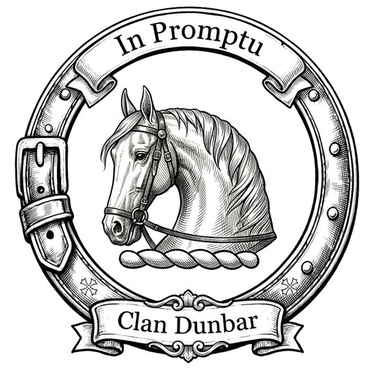 Clan Dunbar Crest digital download: Includes Color PNG, B&W PNG, and SVG vector files