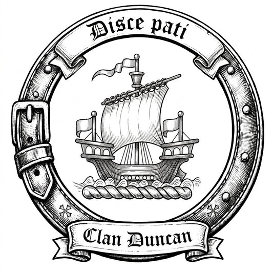 Clan Duncan Crest digital download: Includes Color PNG, B&W PNG, and SVG vector files