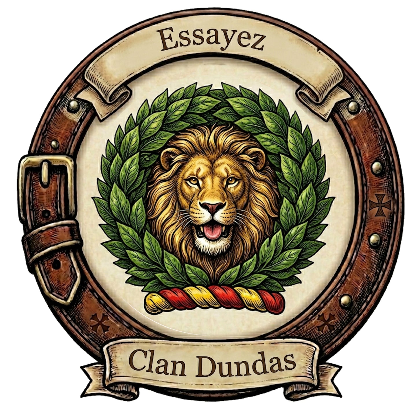 Clan Dundas Crest digital download: Includes Color PNG, B&W PNG, and SVG vector files