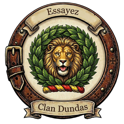 Clan Dundas Crest digital download: Includes Color PNG, B&W PNG, and SVG vector files