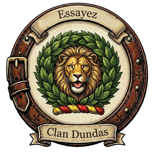 Clan Dundas Crest digital download: Includes Color PNG, B&W PNG, and SVG vector files