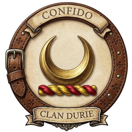 Clan Durie Crest digital download: Includes Color PNG, B&W PNG, and SVG vector files
