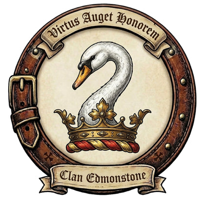 Clan Edmonstone Crest digital download: Includes Color PNG, B&W PNG, and SVG vector files