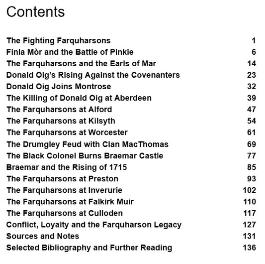The Bloody History of Clan Farquharson