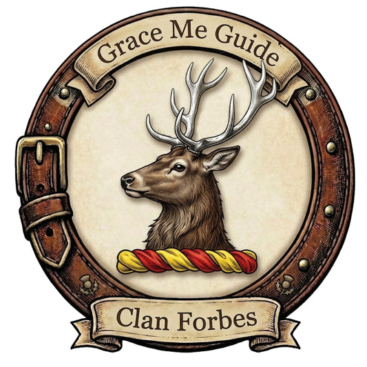 Clan Forbes Crest digital download: Includes Color PNG, B&W PNG, and SVG vector files