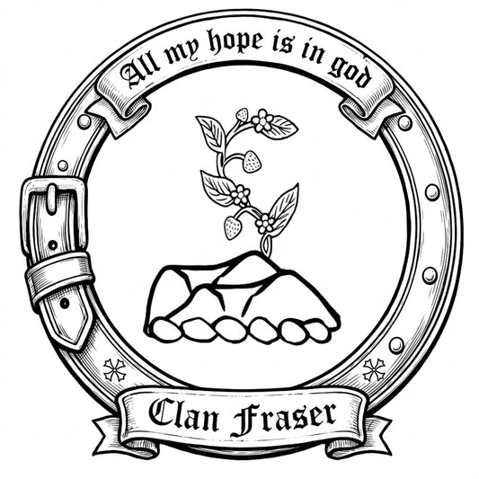 Clan Fraser of Philorth Crest digital download: Includes Color PNG, B&W PNG, and SVG vector files