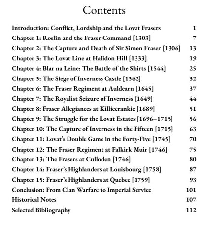 The Bloody History of Clan Fraser of Lovat
