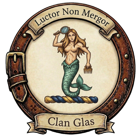 Clan Glas Crest digital download: Includes Color PNG, B&W PNG, and SVG vector files