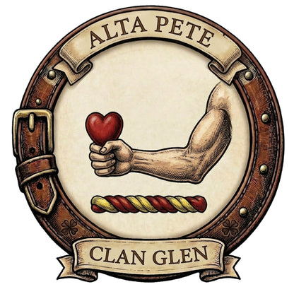 Clan Glen Crest digital download: Includes Color PNG, B&W PNG, and SVG vector files