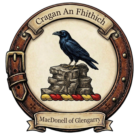 MacDonell of Glengarry Crest digital download: Includes Color PNG, B&W PNG, and SVG vector files