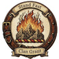 Clan Grant Crest digital download: Includes Color PNG, B&W PNG, and SVG vector files