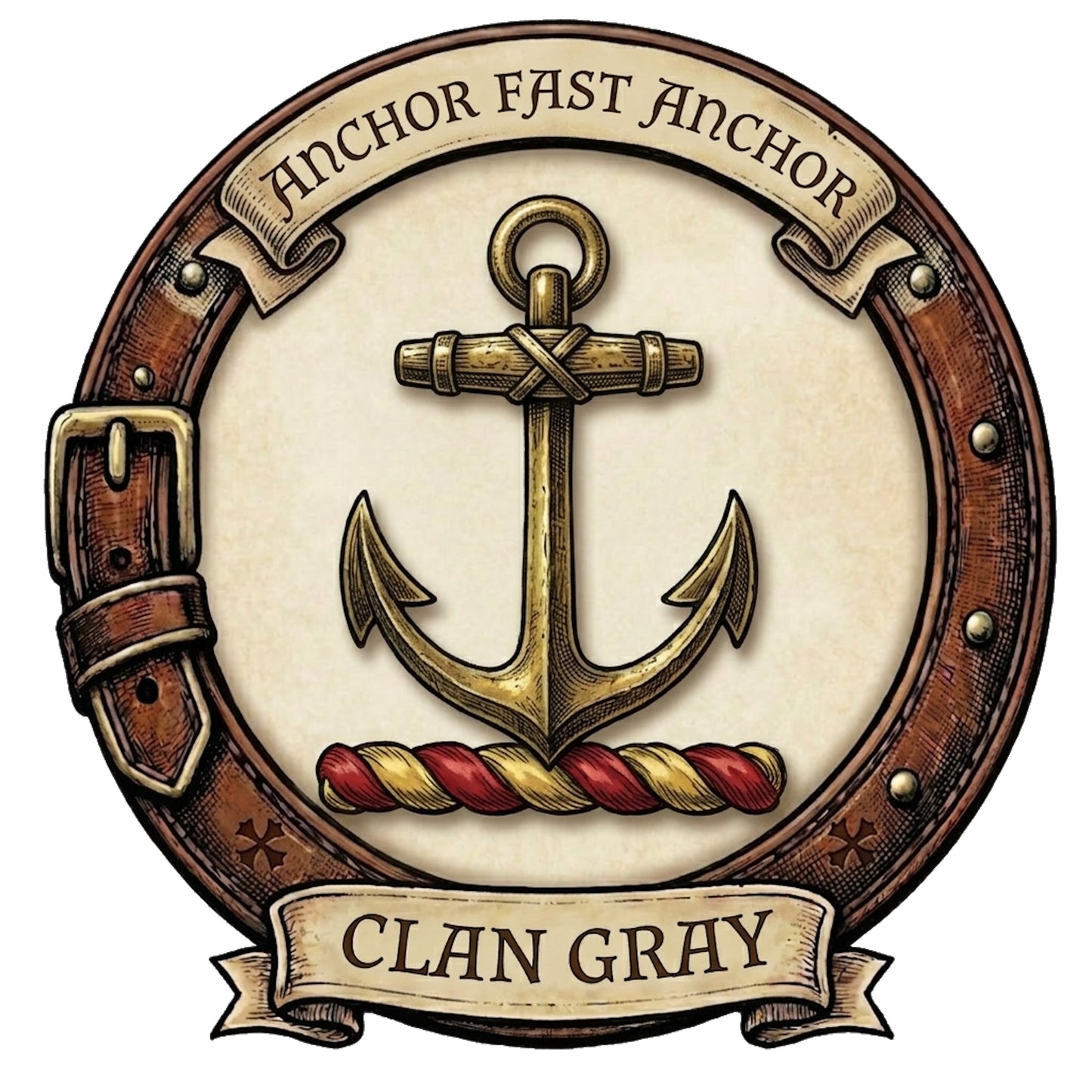 Clan Gray Crest digital download: Includes Color PNG, B&W PNG, and SVG vector files