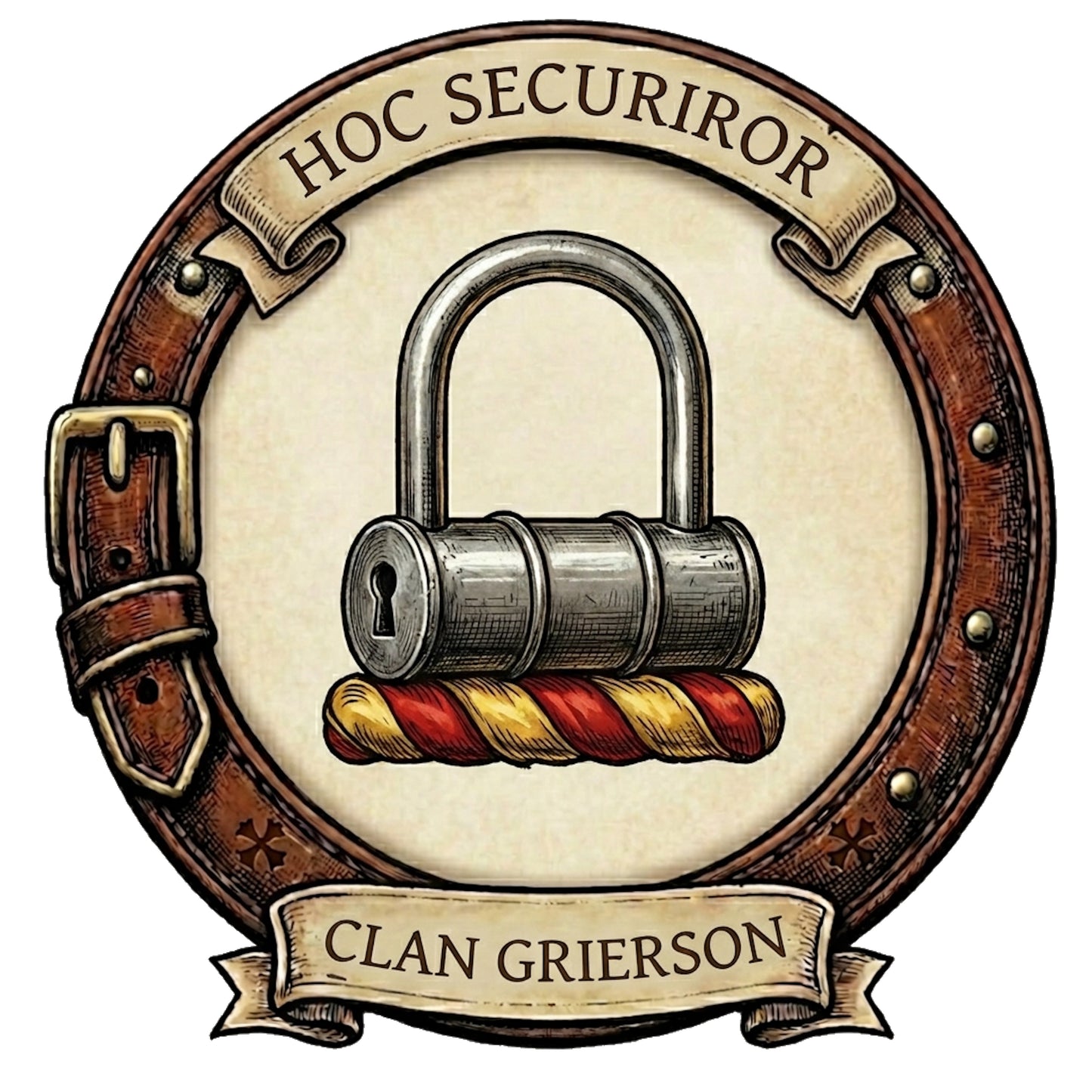 Clan Grierson Crest digital download: Includes Color PNG, B&W PNG, and SVG vector files