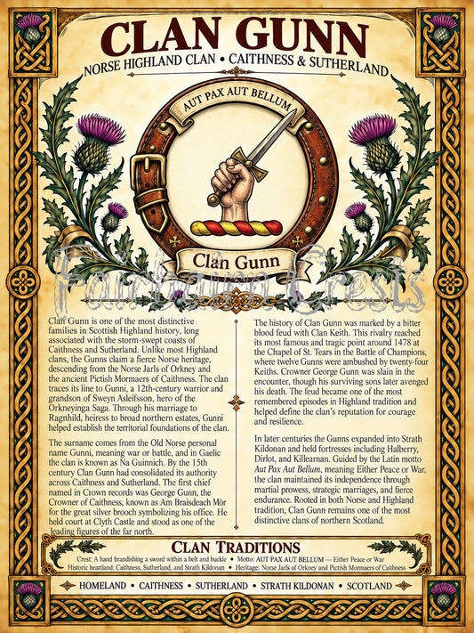 Clan Gunn Poster