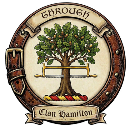 Clan Hamilton Crest digital download: Includes Color PNG, B&W PNG, and SVG vector files