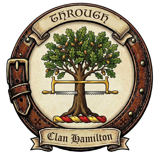 Clan Hamilton Crest digital download: Includes Color PNG, B&W PNG, and SVG vector files