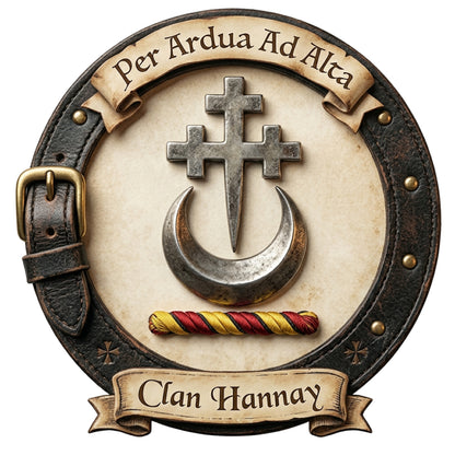 Clan Hannay Crest digital download: Includes Color PNG, B&W PNG, and SVG vector files