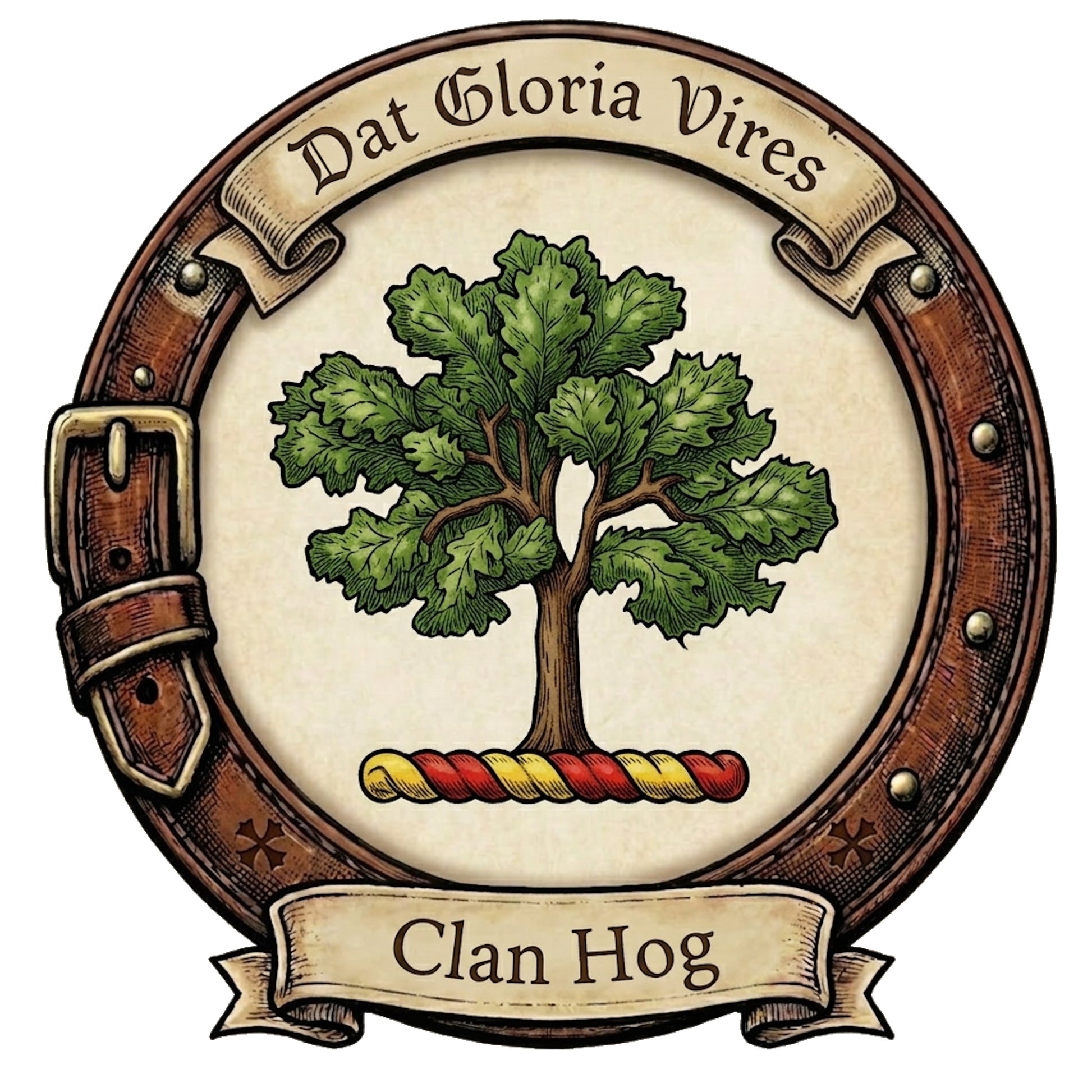 Clan Hog Crest digital download: Includes Color PNG, B&W PNG, and SVG vector files