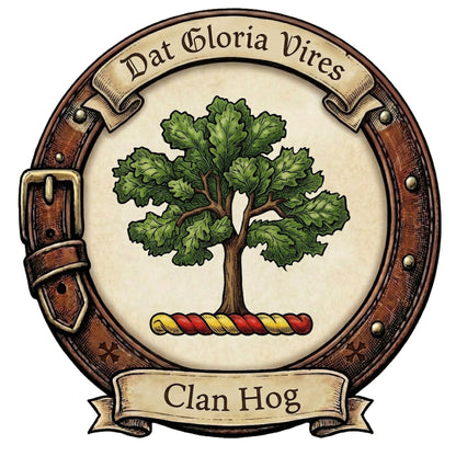Clan Hog Crest digital download: Includes Color PNG, B&W PNG, and SVG vector files