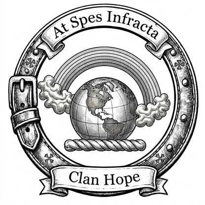 Clan Hope Crest digital download: Includes Color PNG, B&W PNG, and SVG vector files