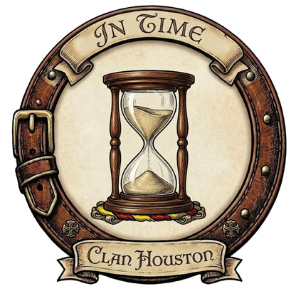 Clan Houston Crest digital download: Includes Color PNG, B&W PNG, and SVG vector files